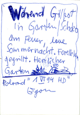 EGON ZIPPEL / Online Archive 1994 