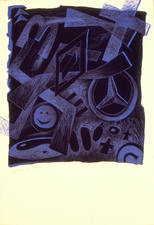 EGON ZIPPEL / Online Archive 1991 Pigment and acrylic on canvas