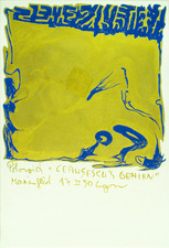 EGON ZIPPEL / Online Archive 1990 Pigment and acrylic on canvas