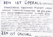 EGON ZIPPEL / Online Archive Words Acrylic on paper