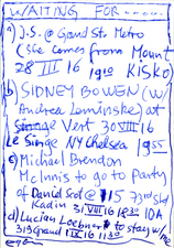 EGON ZIPPEL / Online Archive Waiting For 1993-2022 