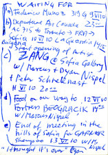 EGON ZIPPEL / Online Archive Waiting For 1993-2022 