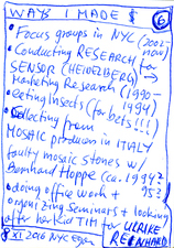 EGON ZIPPEL / Online Archive Ways I Made Money 