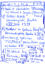 EGON ZIPPEL / Online Archive Waiting For 1993-2022 