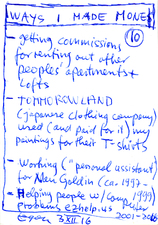 EGON ZIPPEL / Online Archive Ways I Made Money 