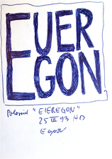 EGON ZIPPEL / Online Archive Egon Poems 