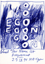 EGON ZIPPEL / Online Archive Egon Poems 