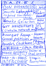 EGON ZIPPEL / Online Archive Names (real ones!) 