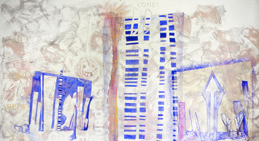 EGON ZIPPEL / Online Archive Paintings (in general) Acrylic and dispersion on distressed canvas 