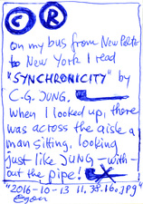 EGON ZIPPEL / Online Archive CR (coïncidence remarquable) or Synchronicity 