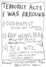 EGON ZIPPEL / Online Archive Terrorist Attacks I Was Around 