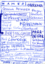 EGON ZIPPEL / Online Archive Names (real ones!) 