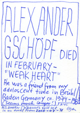 EGON ZIPPEL / Online Archive 2020 