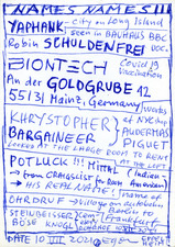 EGON ZIPPEL / Online Archive 2021 