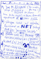 EGON ZIPPEL / Online Archive Waiting For 1993-2022 