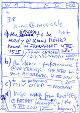 EGON ZIPPEL / Online Archive Waiting For 1993-2022 