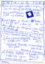 EGON ZIPPEL / Online Archive Waiting For 1993-2022 