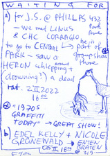 EGON ZIPPEL / Online Archive Waiting For 1993-2022 