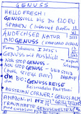 EGON ZIPPEL / Online Archive Genuss 