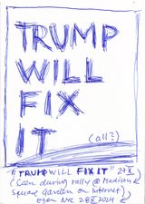 EGON ZIPPEL / Online Archive Trump 