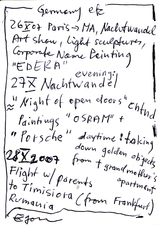 EGON ZIPPEL / Online Archive 2007 