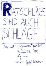 EGON ZIPPEL / Online Archive 1993 