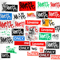 EGON ZIPPEL / Online Archive Devandalizing (in general) Stickers from NYC on canvas