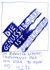 EGON ZIPPEL / Online Archive 1992 