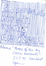 EGON ZIPPEL / Online Archive 1992 