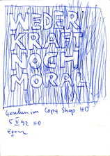 EGON ZIPPEL / Online Archive 1992 