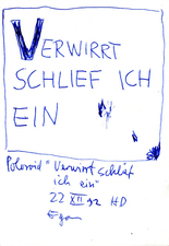 EGON ZIPPEL / Online Archive 1992 